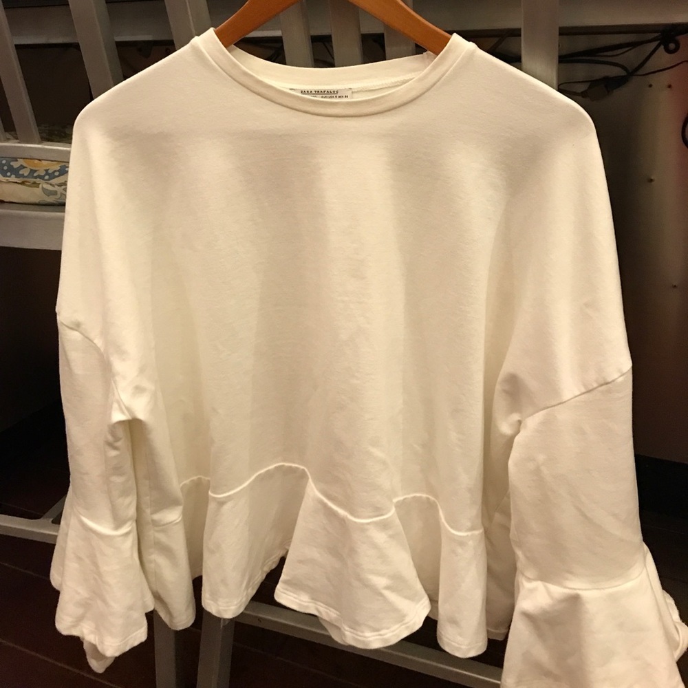 Zara ruffle top